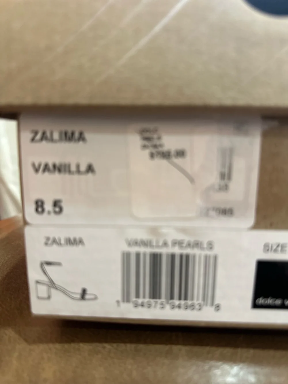 Dolce Vita Vanilla Pearl-Strap Block Heel Sandals NWT size 8.5 and 10 - Picture 9 of 9